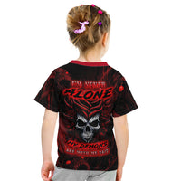 I'm Never Alone My Demon Are With Me 247 Kid T Shirt - Wonder Print Shop