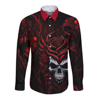 I'm Never Alone My Demon Are With Me 247 Long Sleeve Button Shirt - Wonder Print Shop