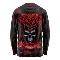 I'm Never Alone My Demon Are With Me 247 Long Sleeve Shirt - Wonder Print Shop