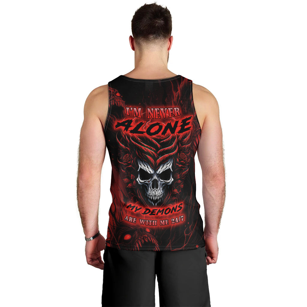 I'm Never Alone My Demon Are With Me 247 Men Tank Top - Wonder Print Shop