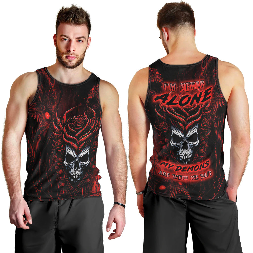 I'm Never Alone My Demon Are With Me 247 Men Tank Top - Wonder Print Shop