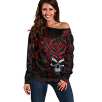 I'm Never Alone My Demon Are With Me 247 Off Shoulder Sweater - Wonder Print Shop