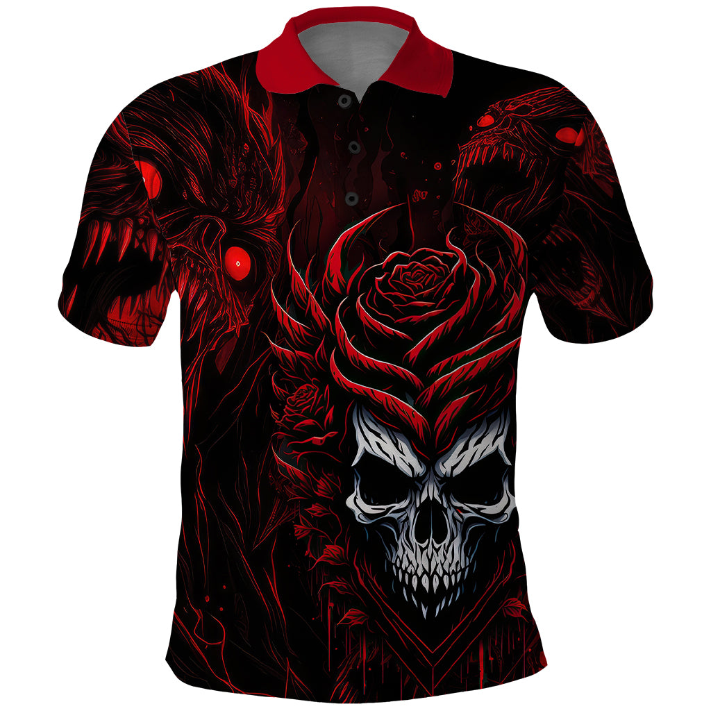 I'm Never Alone My Demon Are With Me 247 Polo Shirt - Wonder Print Shop
