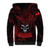 I'm Never Alone My Demon Are With Me 247 Sherpa Hoodie - Wonder Print Shop