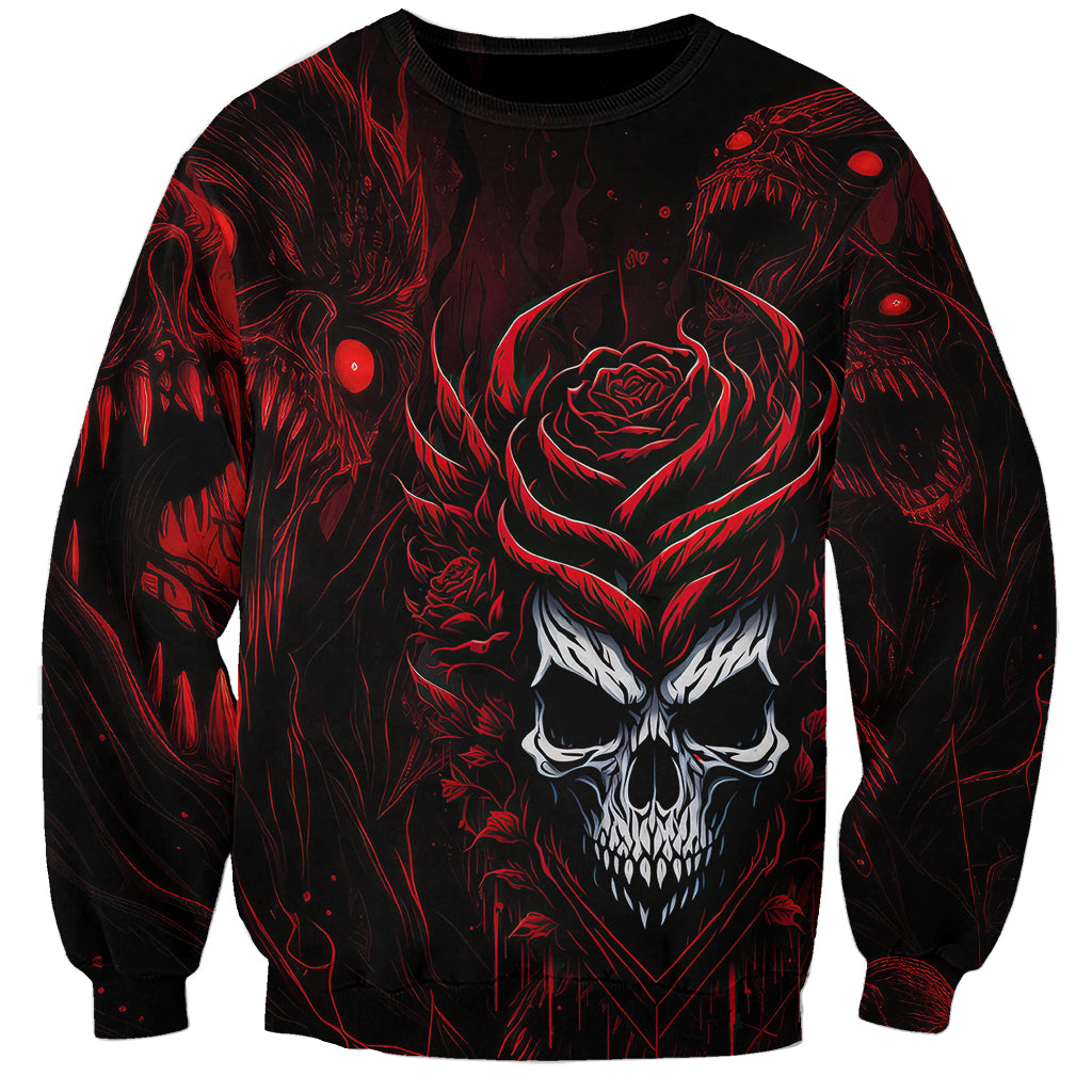 I'm Never Alone My Demon Are With Me 247 Sweatshirt - Wonder Print Shop