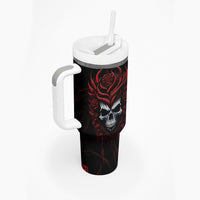 I'm Never Alone My Demon Are With Me 247 Tumbler With Handle - Wonder Print Shop