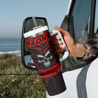 I'm Never Alone My Demon Are With Me 247 Tumbler With Handle - Wonder Print Shop