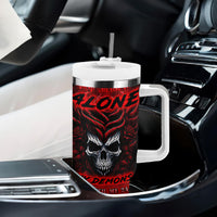 I'm Never Alone My Demon Are With Me 247 Tumbler With Handle - Wonder Print Shop