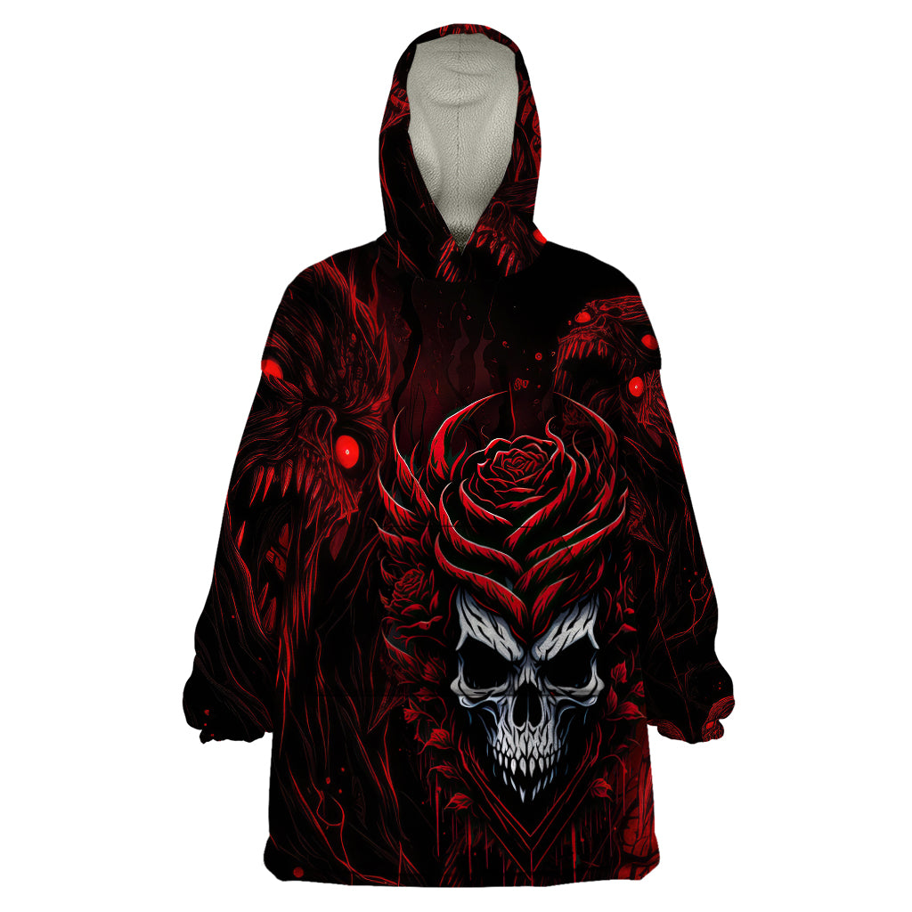 I'm Never Alone My Demon Are With Me 247 Wearable Blanket Hoodie - Wonder Print Shop