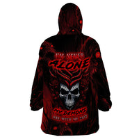 I'm Never Alone My Demon Are With Me 247 Wearable Blanket Hoodie - Wonder Print Shop