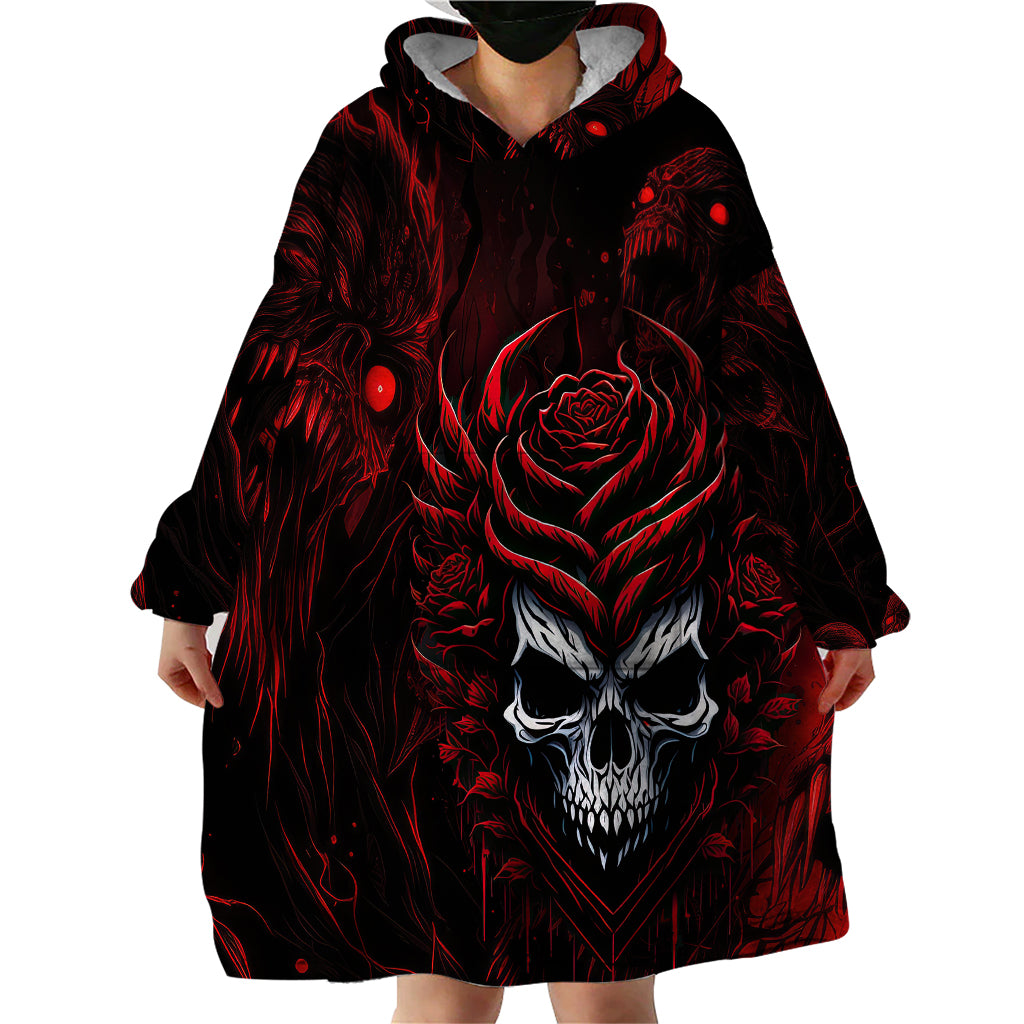 I'm Never Alone My Demon Are With Me 247 Wearable Blanket Hoodie - Wonder Print Shop