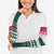 Christmas Cookies Bite Me Arm Sleeves with Gingerbread Man Candy Canes and Snowflake Tree - Wonder Print Shop