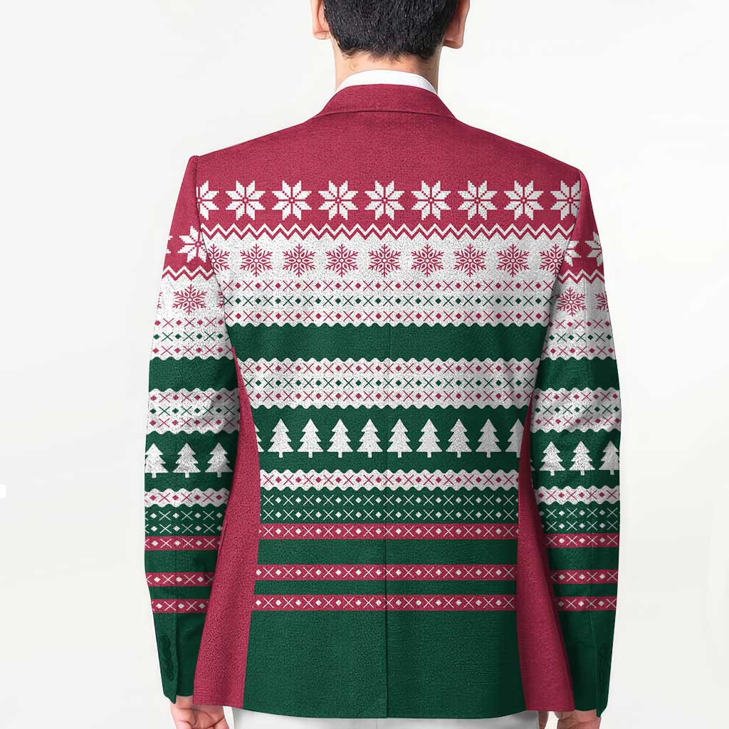 Christmas Cookies Bite Me Blazer with Gingerbread Man Candy Canes and Snowflake Tree - Wonder Print Shop