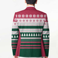 Christmas Cookies Bite Me Blazer with Gingerbread Man Candy Canes and Snowflake Tree - Wonder Print Shop