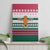 Christmas Cookies Bite Me Canvas Wall Art with Gingerbread Man Candy Canes and Snowflake Tree - Wonder Print Shop