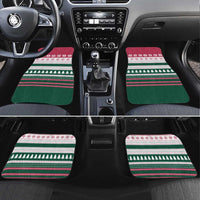 Christmas Cookies Bite Me Car Mats with Gingerbread Man Candy Canes and Snowflake Tree - Wonder Print Shop