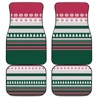 Christmas Cookies Bite Me Car Mats with Gingerbread Man Candy Canes and Snowflake Tree - Wonder Print Shop