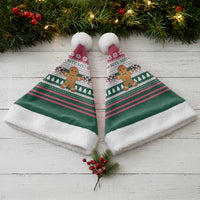 Christmas Cookies Bite Me Christmas Santa Hat with Gingerbread Man Candy Canes and Snowflake Tree - Wonder Print Shop