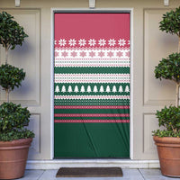 Christmas Cookies Bite Me Door Cover with Gingerbread Man Candy Canes and Snowflake Tree - Wonder Print Shop