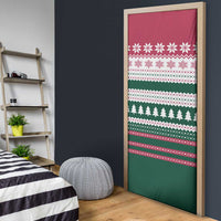 Christmas Cookies Bite Me Door Cover with Gingerbread Man Candy Canes and Snowflake Tree - Wonder Print Shop