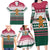 Christmas Cookies Bite Me Family Matching Long Sleeve Bodycon Dress and Hawaiian Shirt with Gingerbread Man Candy Canes and Snowflake Tree - Wonder Print Shop