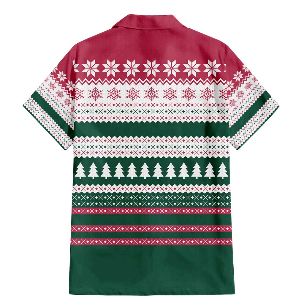 Christmas Cookies Bite Me Family Matching Mermaid Dress and Hawaiian Shirt with Gingerbread Man Candy Canes and Snowflake Tree - Wonder Print Shop