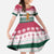 Christmas Cookies Bite Me Family Matching Off The Shoulder Long Sleeve Dress and Hawaiian Shirt with Gingerbread Man Candy Canes and Snowflake Tree - Wonder Print Shop