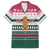 Christmas Cookies Bite Me Family Matching Off The Shoulder Long Sleeve Dress and Hawaiian Shirt with Gingerbread Man Candy Canes and Snowflake Tree - Wonder Print Shop