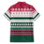 Christmas Cookies Bite Me Family Matching Off The Shoulder Long Sleeve Dress and Hawaiian Shirt with Gingerbread Man Candy Canes and Snowflake Tree - Wonder Print Shop