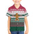 Christmas Cookies Bite Me Family Matching Off The Shoulder Long Sleeve Dress and Hawaiian Shirt with Gingerbread Man Candy Canes and Snowflake Tree - Wonder Print Shop