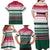 Christmas Cookies Bite Me Family Matching Off Shoulder Maxi Dress and Hawaiian Shirt with Gingerbread Man Candy Canes and Snowflake Tree - Wonder Print Shop