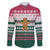Christmas Cookies Bite Me Family Matching Puletasi and Hawaiian Shirt with Gingerbread Man Candy Canes and Snowflake Tree - Wonder Print Shop