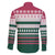 Christmas Cookies Bite Me Family Matching Puletasi and Hawaiian Shirt with Gingerbread Man Candy Canes and Snowflake Tree - Wonder Print Shop