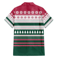 Christmas Cookies Bite Me Family Matching Summer Maxi Dress and Hawaiian Shirt with Gingerbread Man Candy Canes and Snowflake Tree - Wonder Print Shop