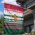 Christmas Cookies Bite Me Garden Flag with Gingerbread Man Candy Canes and Snowflake Tree - Wonder Print Shop