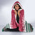 Christmas Cookies Bite Me Hooded Blanket with Gingerbread Man Candy Canes and Snowflake Tree - Wonder Print Shop