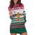 Christmas Cookies Bite Me Hoodie Dress with Gingerbread Man Candy Canes and Snowflake Tree - Wonder Print Shop