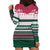 Christmas Cookies Bite Me Hoodie Dress with Gingerbread Man Candy Canes and Snowflake Tree - Wonder Print Shop