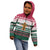 Christmas Cookies Bite Me Kid Hoodie with Gingerbread Man Candy Canes and Snowflake Tree - Wonder Print Shop