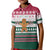 Christmas Cookies Bite Me Kid Polo Shirt with Gingerbread Man Candy Canes and Snowflake Tree - Wonder Print Shop