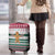 Christmas Cookies Bite Me Luggage Cover with Gingerbread Man Candy Canes and Snowflake Tree - Wonder Print Shop