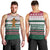 Christmas Cookies Bite Me Men Tank Top with Gingerbread Man Candy Canes and Snowflake Tree - Wonder Print Shop