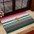 Christmas Cookies Bite Me Rubber Doormat with Gingerbread Man Candy Canes and Snowflake Tree - Wonder Print Shop
