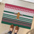 Christmas Cookies Bite Me Rubber Doormat with Gingerbread Man Candy Canes and Snowflake Tree - Wonder Print Shop