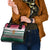 Christmas Cookies Bite Me Shoulder Handbag with Gingerbread Man Candy Canes and Snowflake Tree - Wonder Print Shop