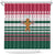 Christmas Cookies Bite Me Shower Curtain with Gingerbread Man Candy Canes and Snowflake Tree - Wonder Print Shop