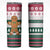 Christmas Cookies Bite Me Skinny Tumbler with Gingerbread Man Candy Canes and Snowflake Tree - Wonder Print Shop