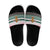 Christmas Cookies Bite Me Slide Sandals with Gingerbread Man Candy Canes and Snowflake Tree - Wonder Print Shop