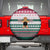 Christmas Cookies Bite Me Spare Tire Cover with Gingerbread Man Candy Canes and Snowflake Tree - Wonder Print Shop