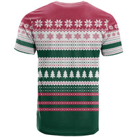 Christmas Cookies Bite Me T Shirt with Gingerbread Man Candy Canes and Snowflake Tree - Wonder Print Shop